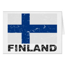 Finland Vintage Flag Cards