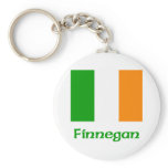 Finnegan Irish Flag keychains