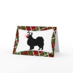 Finnish Lapphund Reindeer Christmas Card