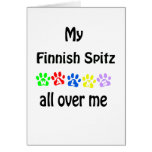 Finnish Spitz Walks Design Cards