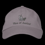 'Fins of Justice' - Embroidered Hat embroidered hats