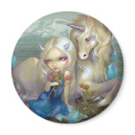 "Fiona and the Unicorn" Magnet