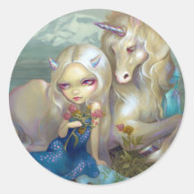 "Fiona and the Unicorn" Sticker