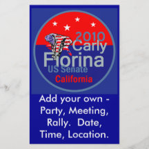 Fiorina 2010 Senator Flyer