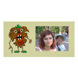 Fir-cone monster funny Photo Card photo cards