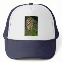Fir tree fruit (abies species) trucker hat