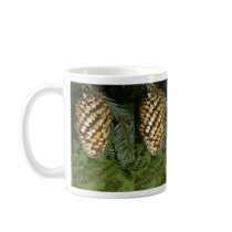 Fir tree fruit (abies species) mug