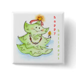 Fir-Tree - Happy Holidays! buttons