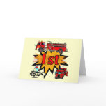 Fire and Rescue 1st Birthday Greeting Cards