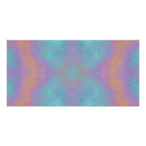 Fire and Sea Abstract Photo Card Background