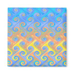 Fire and Sky Refrigerator Magnet