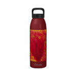 Fire Bloom abstract water bottle water bottles