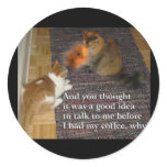 Fire Breathing Cat Sticker