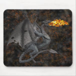 Fire-Breathing Dragon mousepads