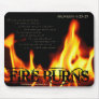Fire Burns Christian Sexual Purity mousepad