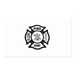 Fire Chief business cards