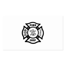 Fire Chief Business Card Templates