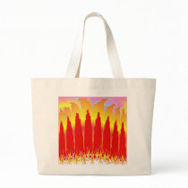 Fire Dance Tote Bags
