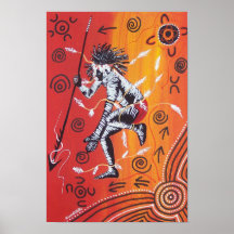 Fire Dancer Poster by Mundara