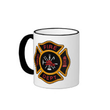 Fire Department Badge Mug