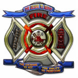 Fire Department Crest photo sculptures
