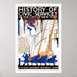 Fire Department Truck NYC 1936 WPA posters