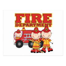 Fire Department Tshirts and Gifts Post Cards