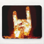 Fire Devil Horns Customised Mouse Pad mousepads