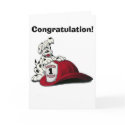 Fire Dog, Congratulation! cards