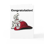 Fire Dog, Congratulation! cards