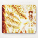 Fire Elemental Mousepad by Nellis Eketorp