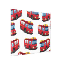 Fire Engine Gallery Wrap Canvas