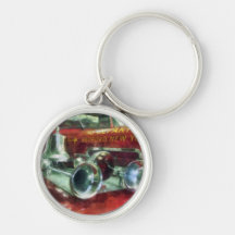 Fire Engine Horns and Bell Key Chains