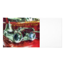 Fire Engine Horns and Bell Photo Cards