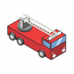 Fire engine photo sculptures
