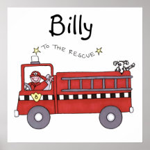 Fire Engine Print
