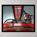 Fire Engine. Poster by cARTerART posters