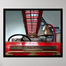 Fire Engine. Poster by cARTerART
