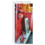 Fire Extinguisher on Fire Truck rack cards