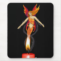Fire faerie mouse mat mouse mats