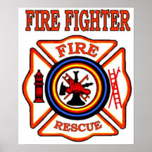 FIRE FIGHTER PRINT
