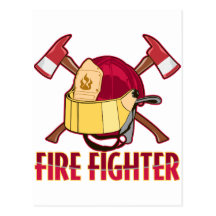 Fire Fighter Tribute Postcards