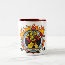 Fire Fighters Fear No Fire Mug