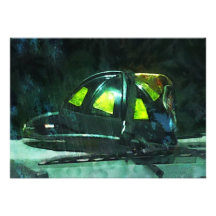 Fire Fighter's Helmet Personalized Announcements
