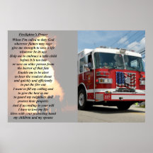 Fire Fighter's Prayer Print