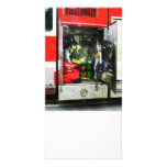 Fire Fighting Gear Custom Photo Card