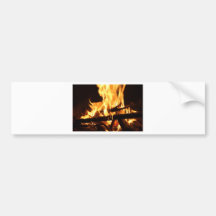 Fire & Flames Bumper Stickers