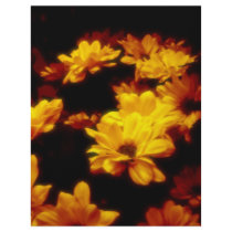 Fire flowers custom flyer