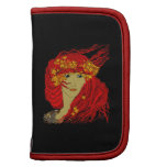 Fire Goddess with Flowing Lava Hair and Flowers Organizers