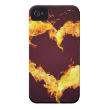 FIRE HEART Case-Mate iPhone 4 CASE